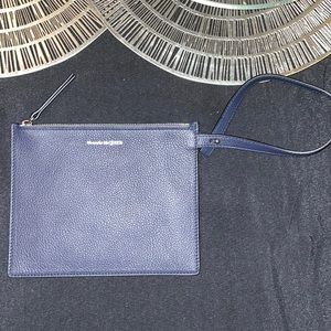 STUNNING AQUAMARINE Alexander McQueen Clutch